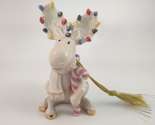 Lenox annual moose ornament - annual,